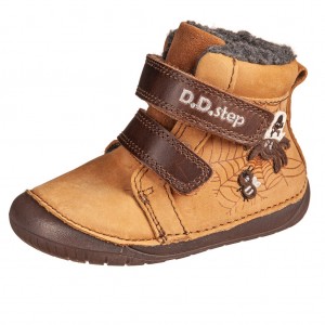 Dětská obuv D.D.Step W070-111A Bronze - Zimní