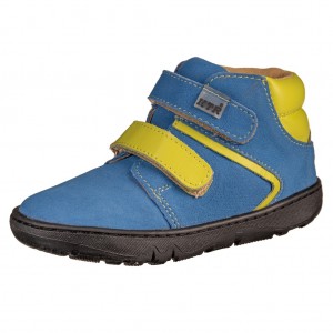 Dětská obuv KTR NIKY  /blue + lime - Boty a dětská obuv