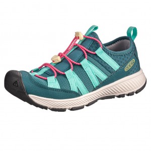Dětská obuv KEEN Motozoa sneaker /mediterranea/pink lemonade -  Sportovní
