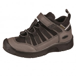 Dětská obuv KEEN Hikeport 2 low WP  /black/black - 