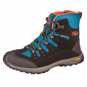 Dětská obuv Brütting Salado /schwarz/petrol/orange - 